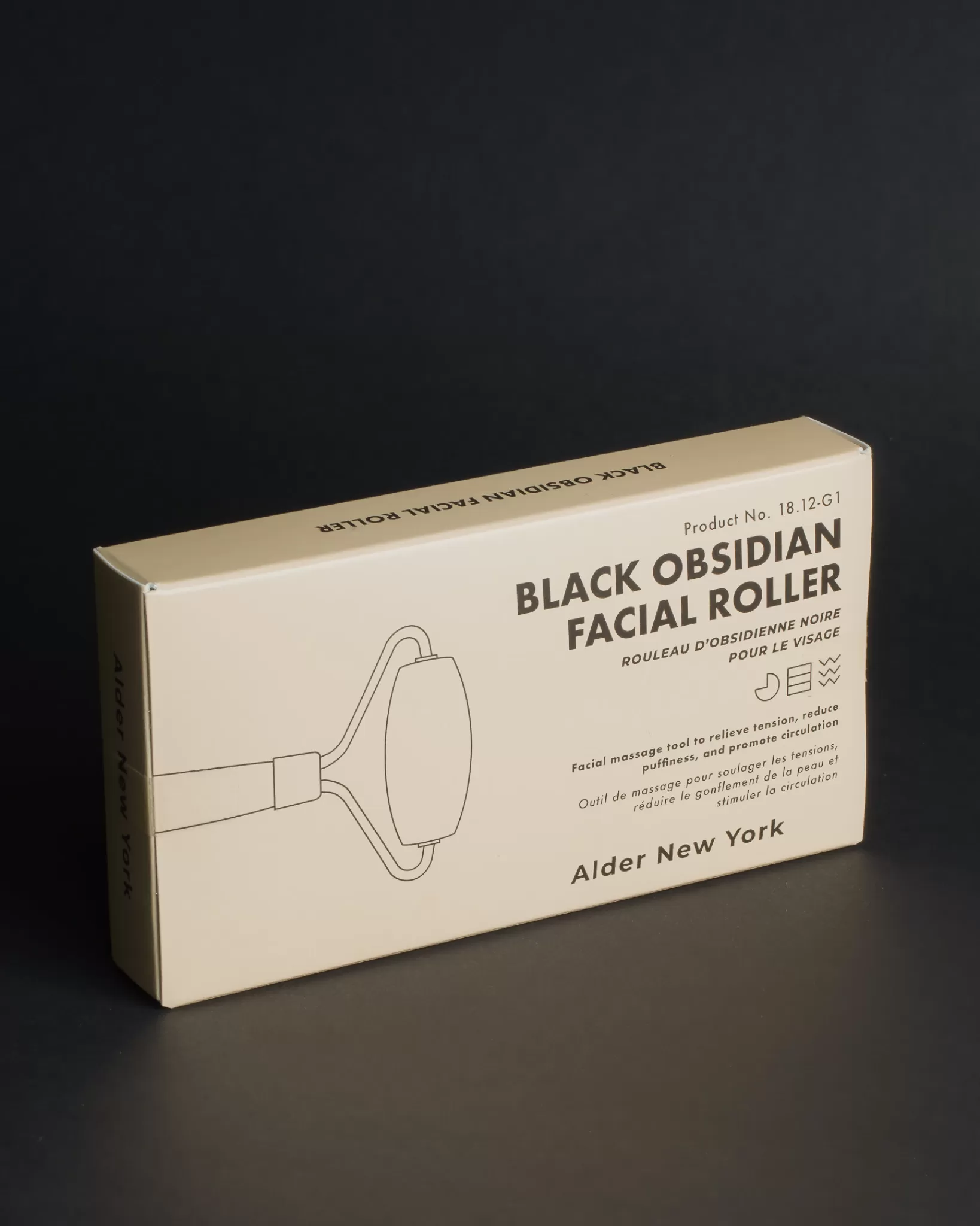 Shop Alder New York Alder Black Obsidian Facial Roller