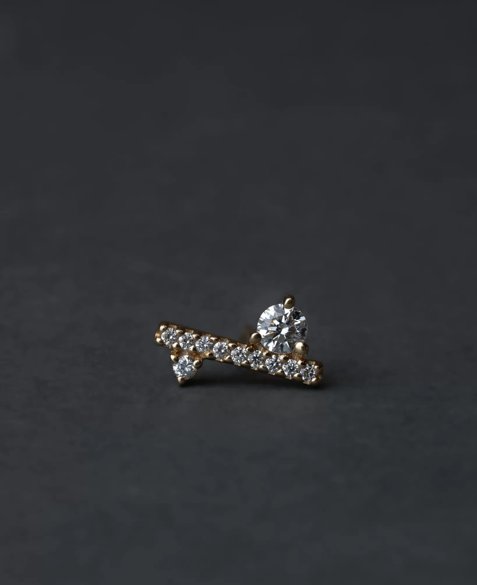 New Anna Sheffield Diamond Dusted Meridian Stud