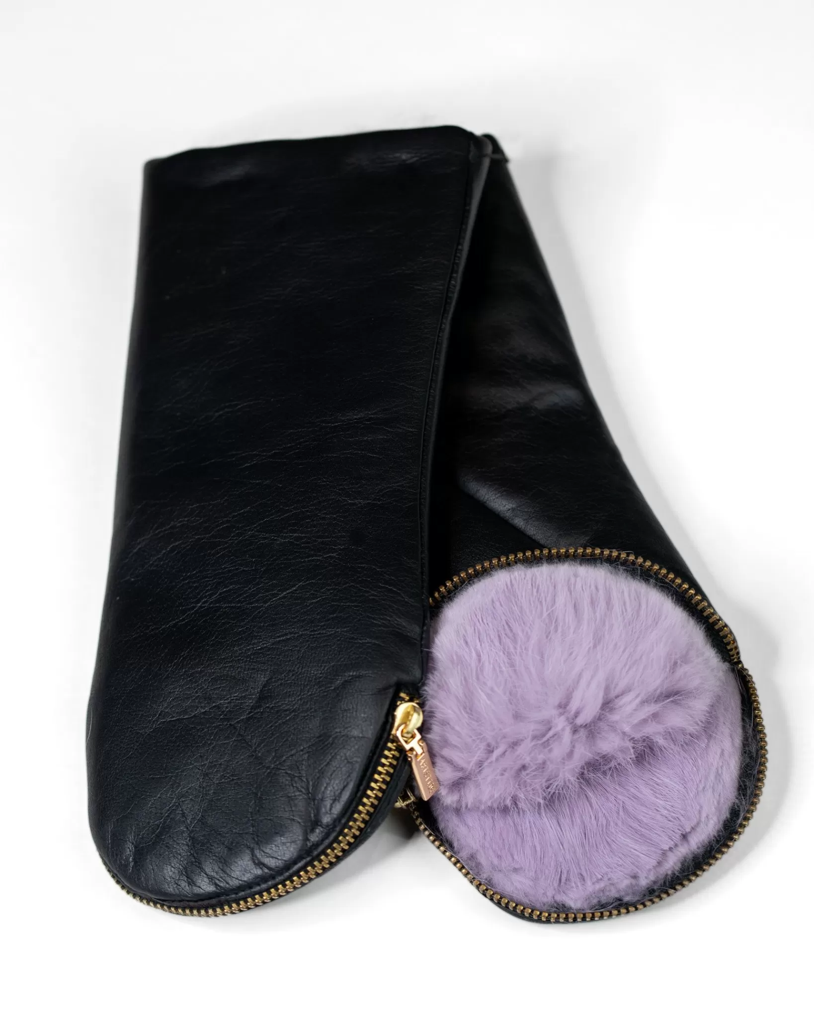 Best Aristide Fur Lined Mittens - Lavender