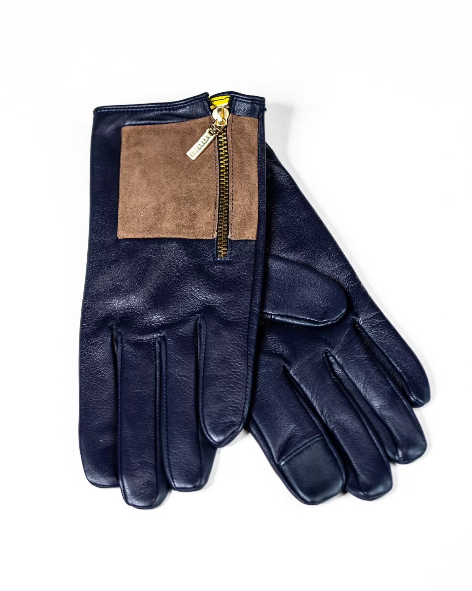 Best Sale Aristide Square Gloves - Indigo And Yellow