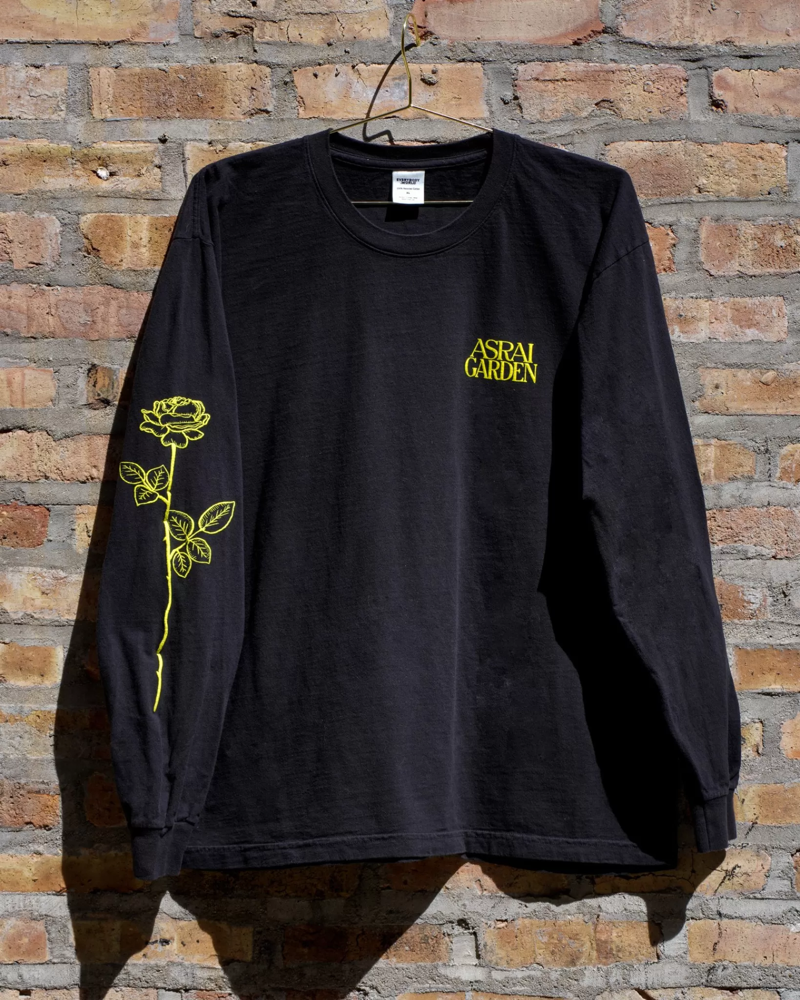 Clearance * Asrai Garden Black Long Sleeve Tee