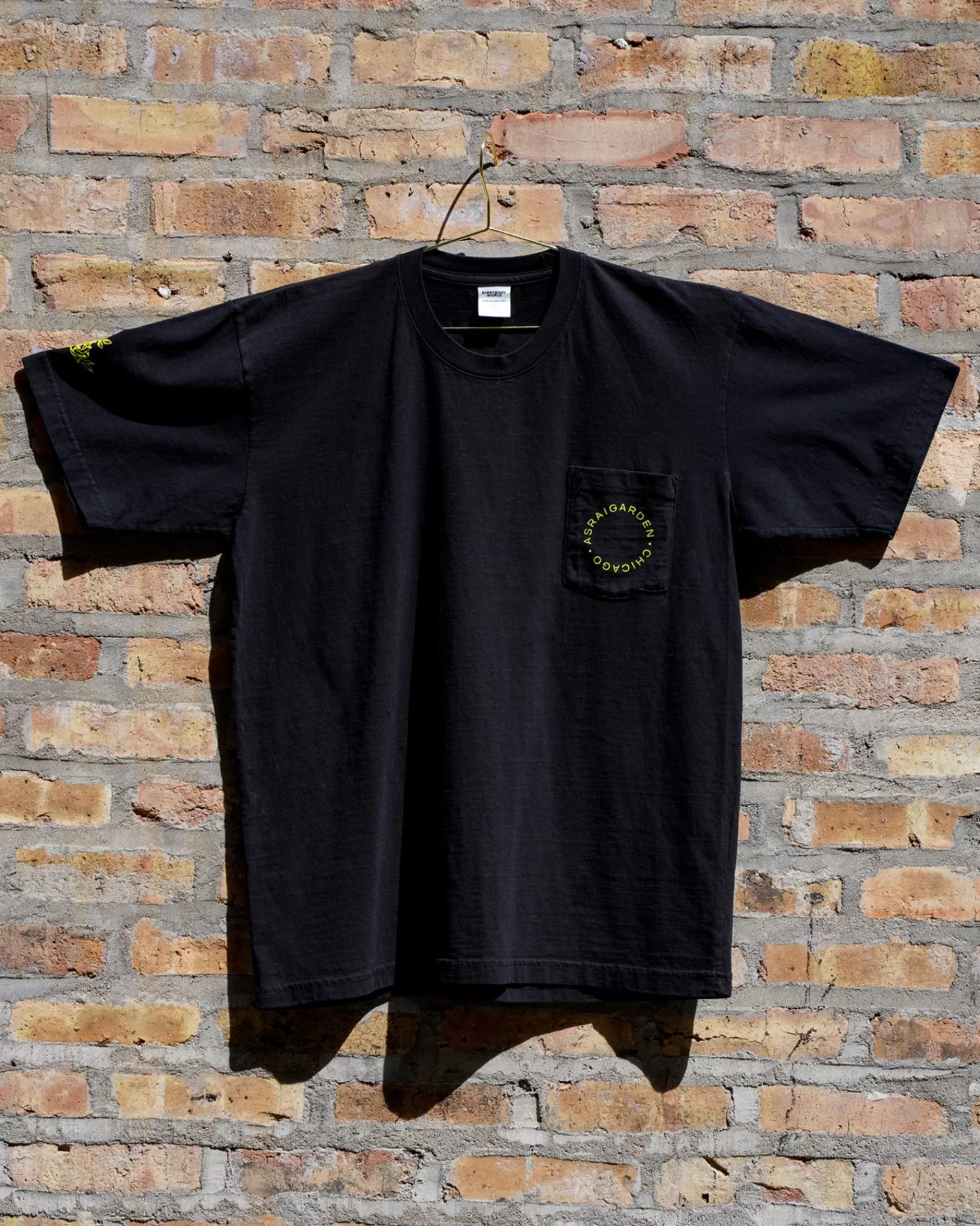 Best * Asrai Garden Black Pocket Tee