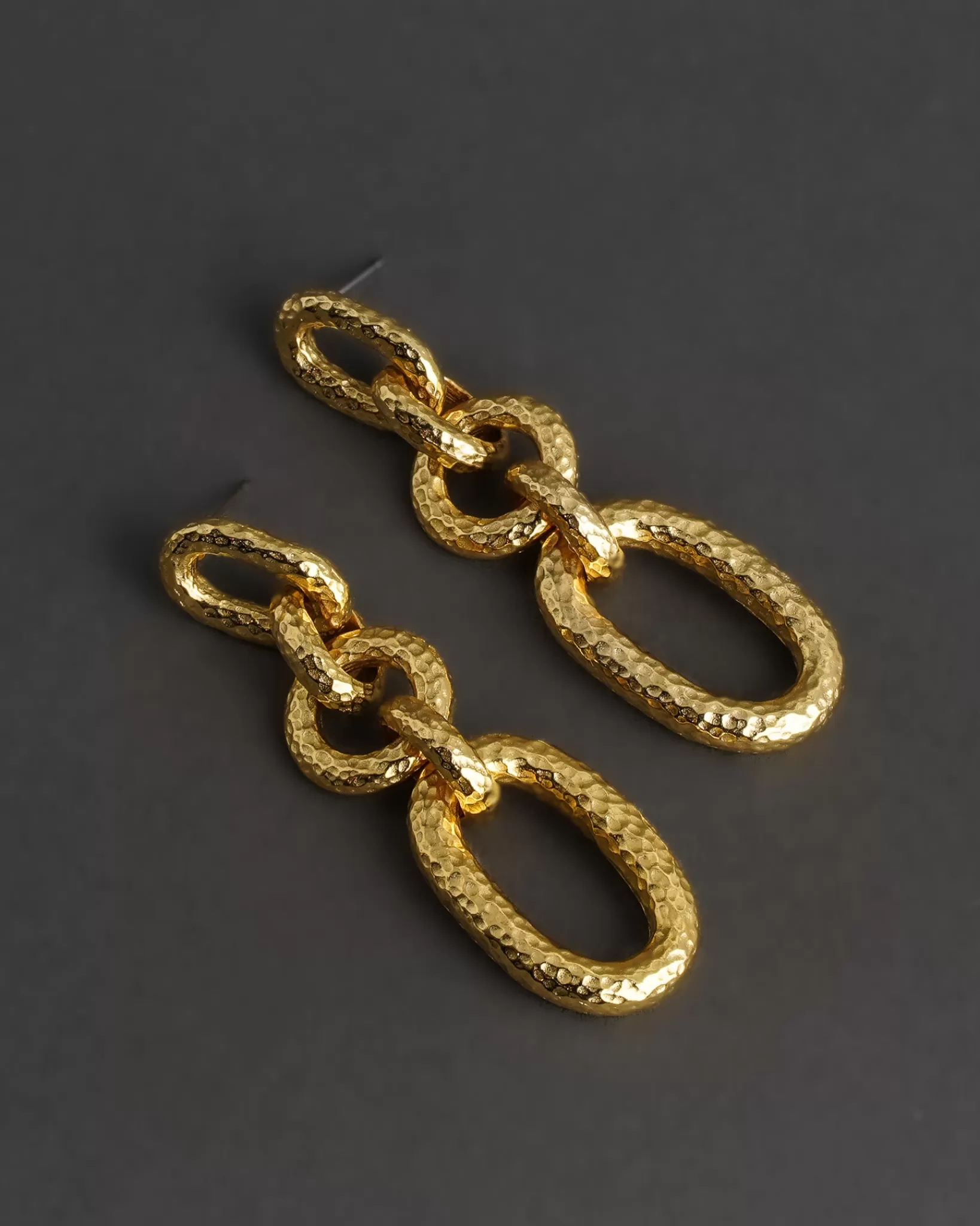 Sale Ben Amun Hammered Link Earrings