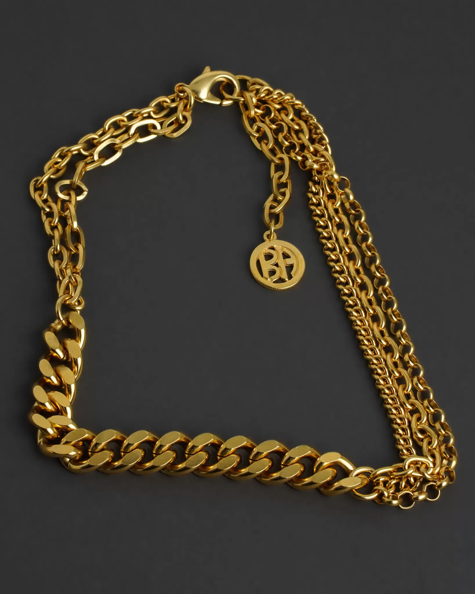 Fashion Ben Amun Mixed Chain Necklace