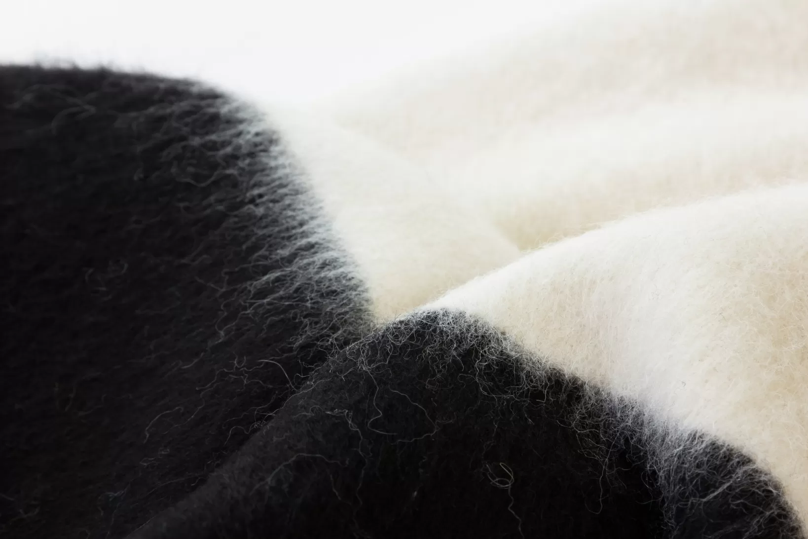 Clearance Blacksaw The Siempre Recycled Blanket- Ivory With Black Stripe
