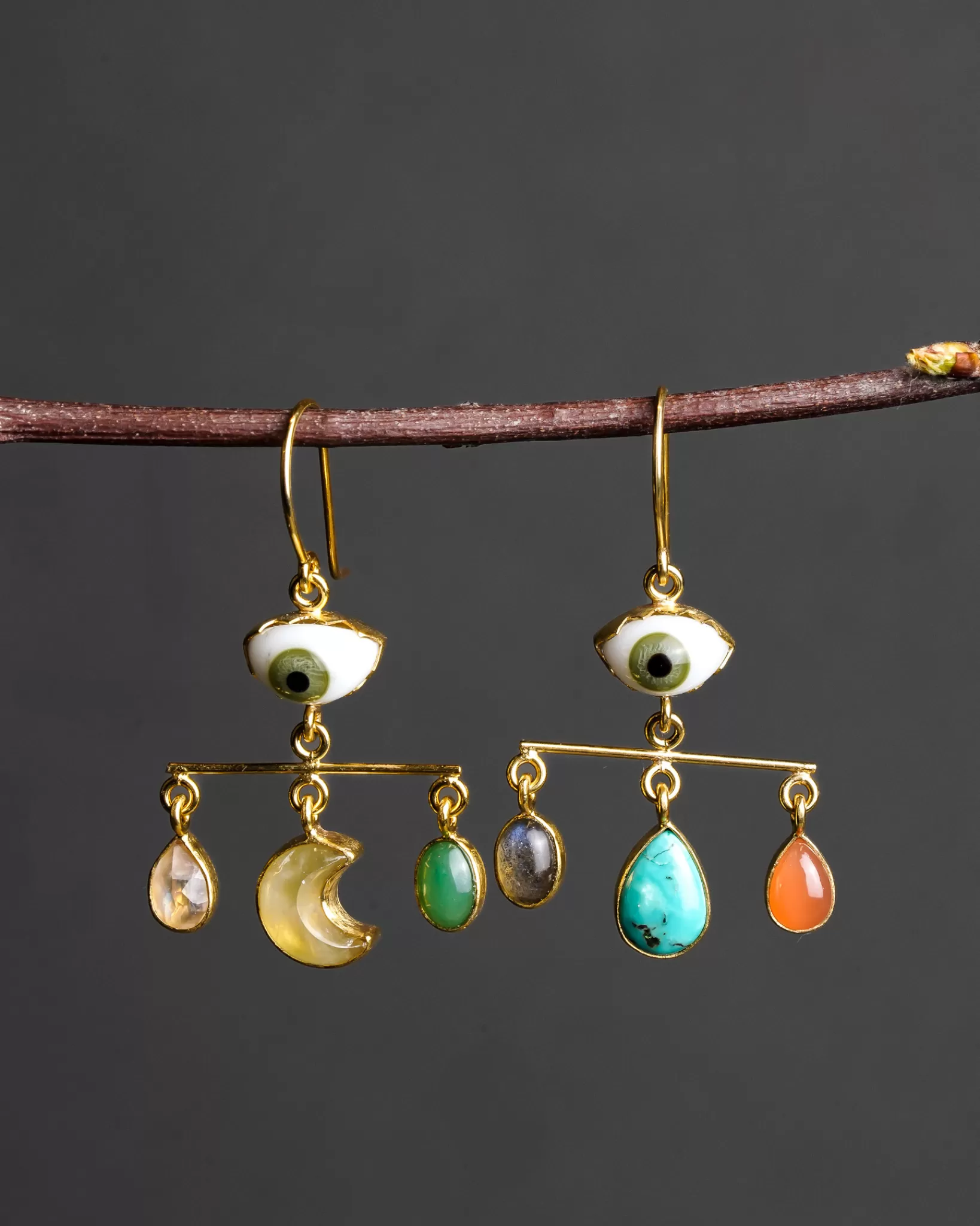 Shop Grainne Morton Eye Balance Drop Earrings