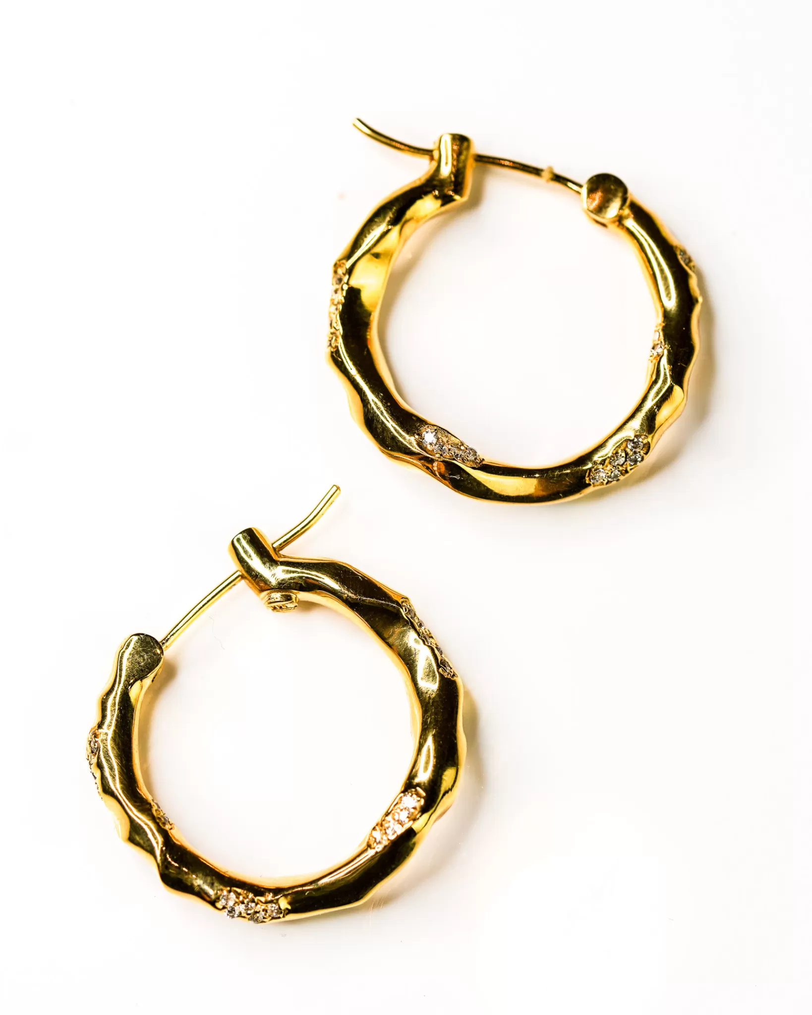 Online Joanna Laura Constantine Wave Hoops With Stones