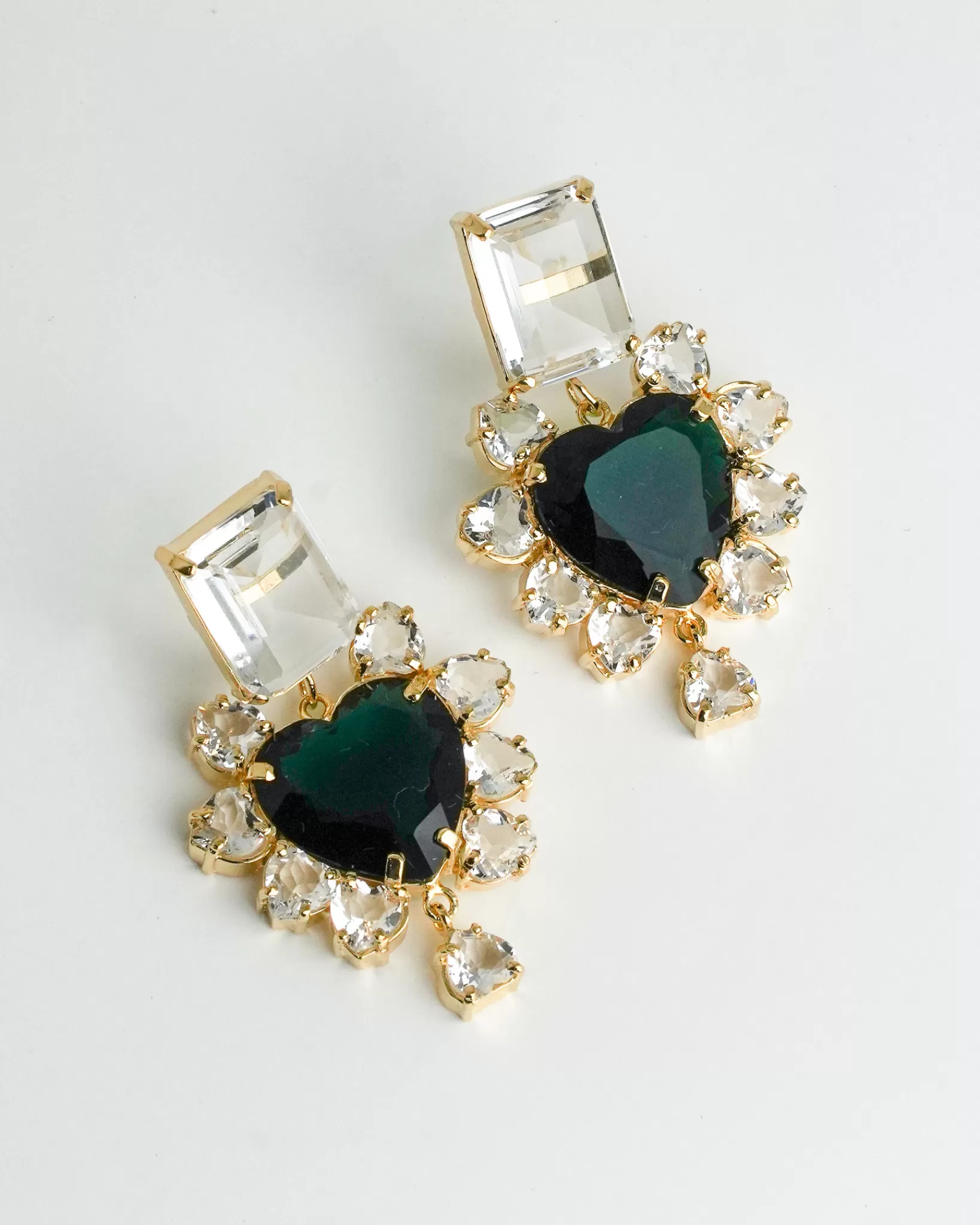 Outlet Pakera Pakera El Sabor Earrings Clear + Green