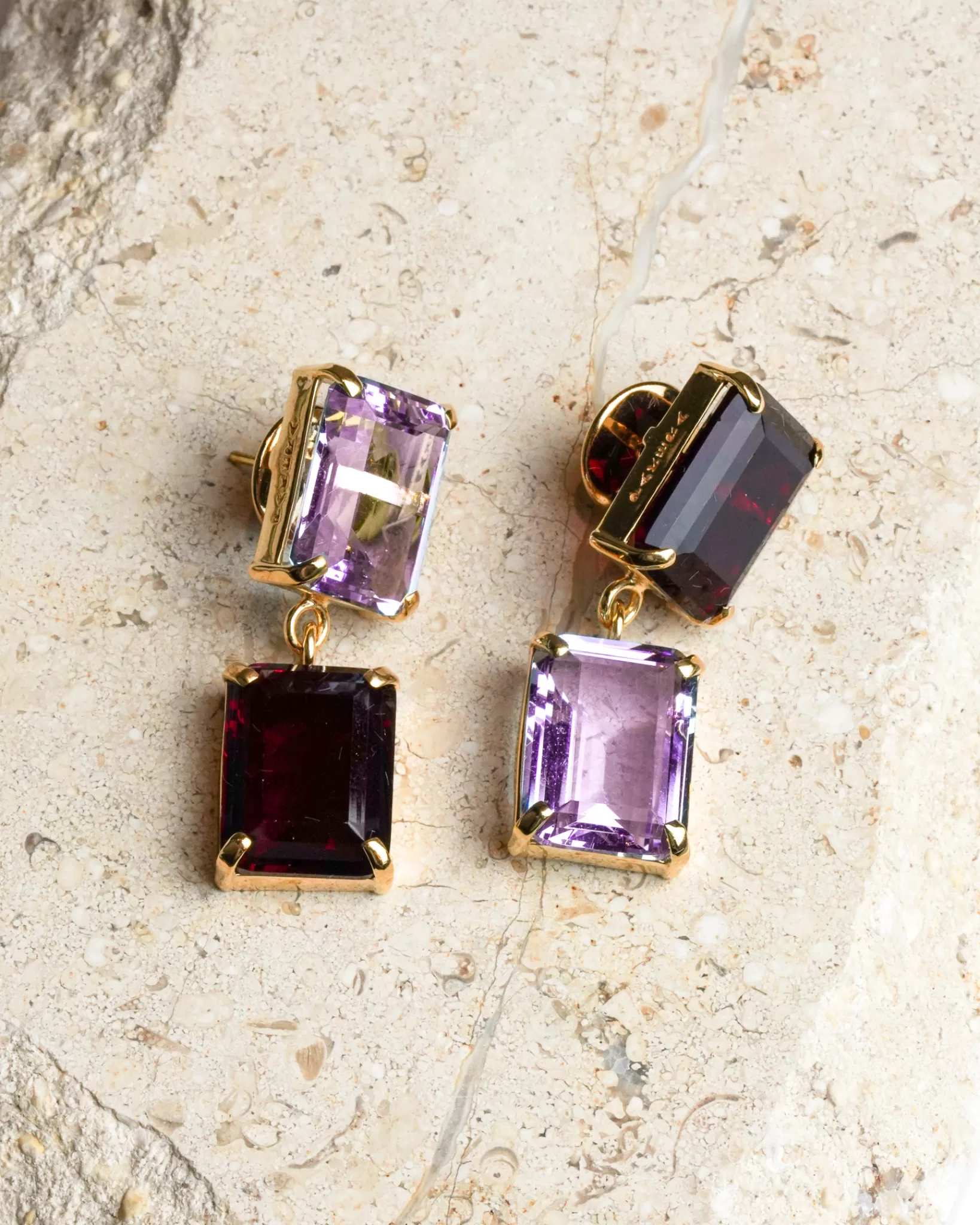 Shop Pakera Pakera Pares Earrings Ruby + Lilac